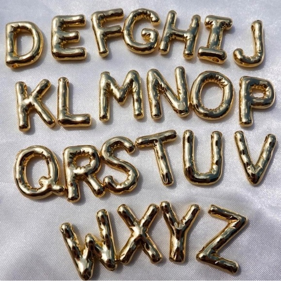 Gold Bubble Charm Necklace - Picture 3 of 6